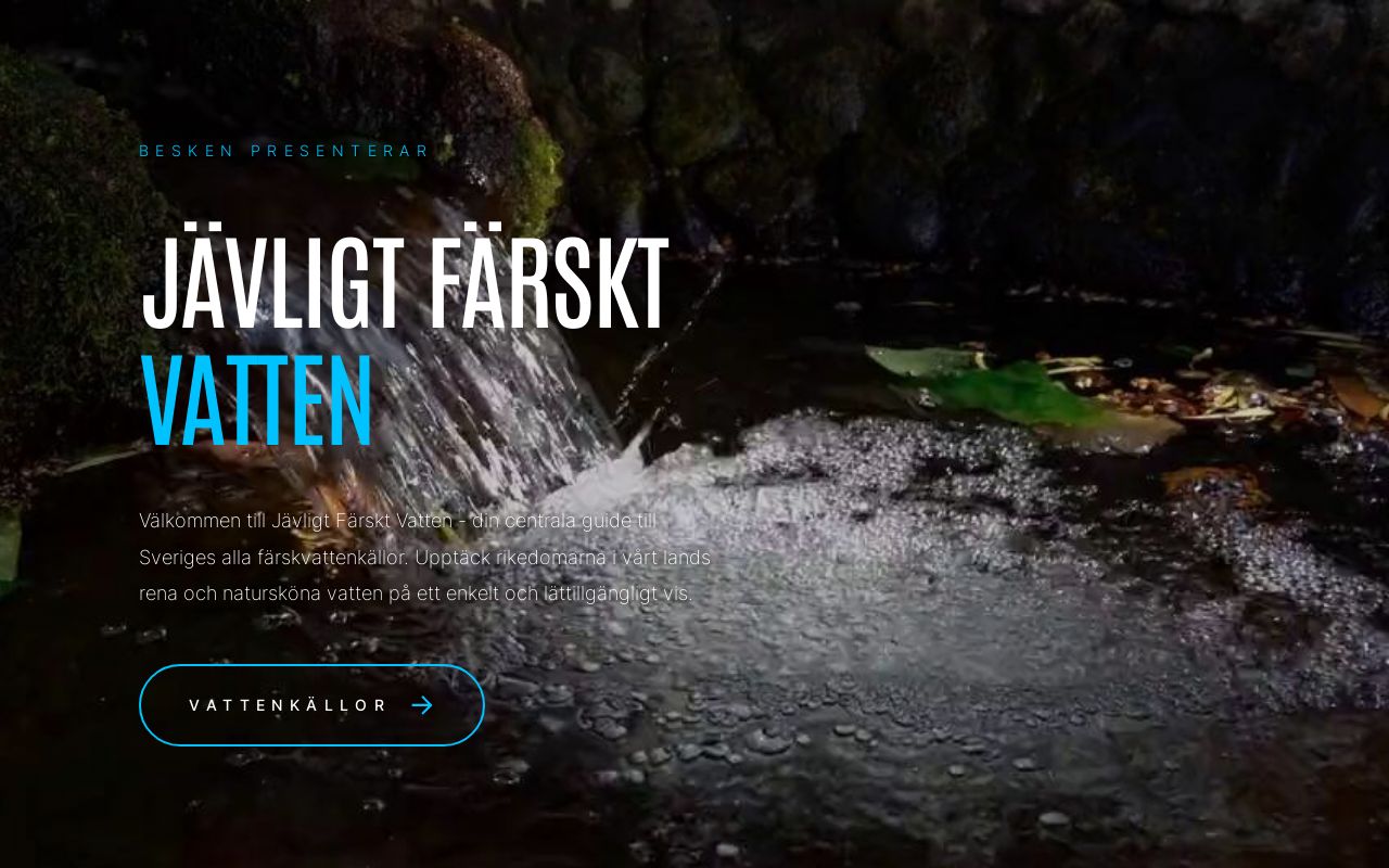 Jävligt Färskt Vatten